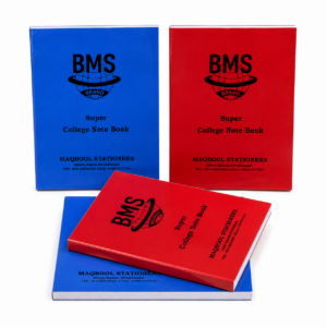 BMS Special Card Notebook 96 Pages | Premium College Notebook | Wholesale & Manufacturing Pakistan